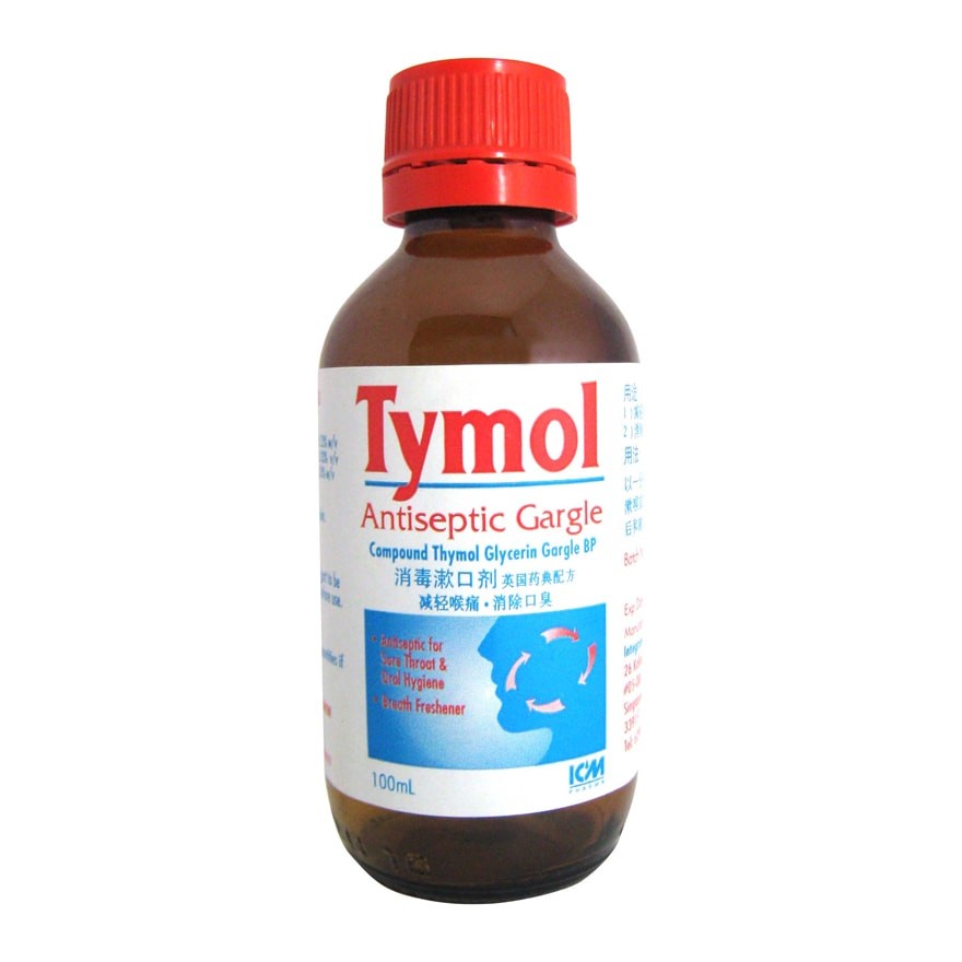 Jual ICM PHARMA Tymol Antiseptic Gargle 100ml | Shopee Indonesia