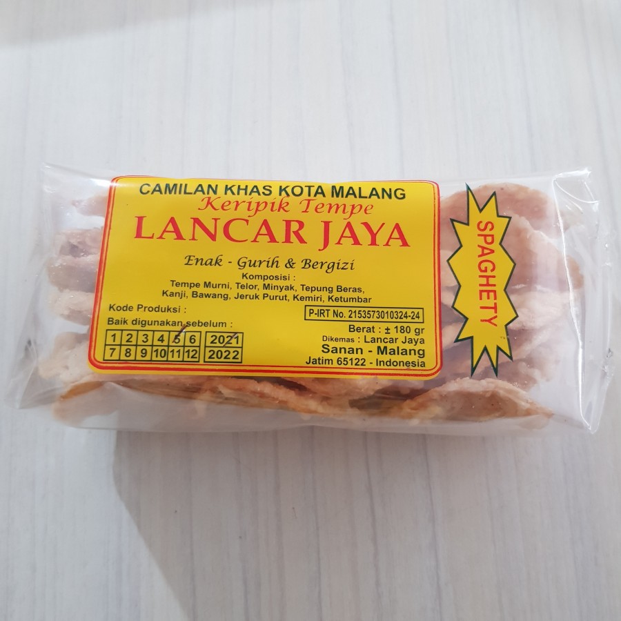 Jual Kripik Tempe Lancar Jaya Khas Malang Shopee Indonesia