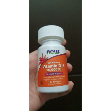 Jual vit D3 now 10000 iu 10000iu Original halal | Shopee Indonesia