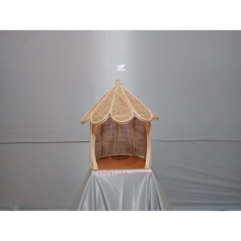 Jual circus house rattan/rumah sirkus rotan/rumah boneka rotan | Shopee ...