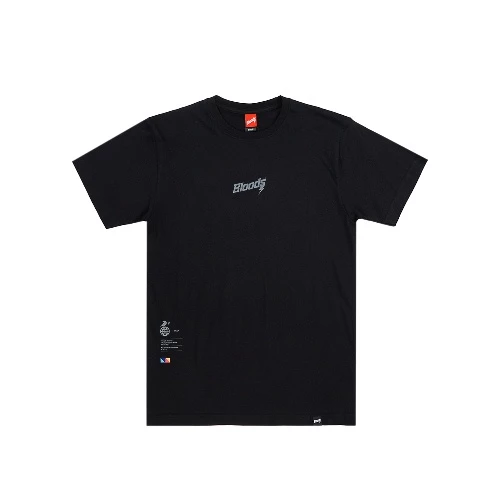 Kaos Pria Hitam Bloods Premium Cotton Combed 30s Original foto 2