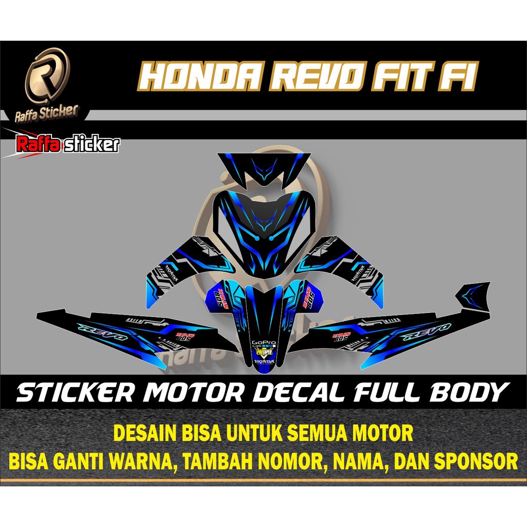 Jual Decal Revo Fit Decal Revo Fi New Stiker Revo Fit Full Body