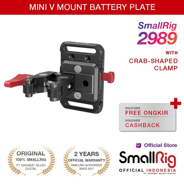 Jual Adapter Smallrig Mini V Mount Battery Plate With Crab-Shaped Clamp ...