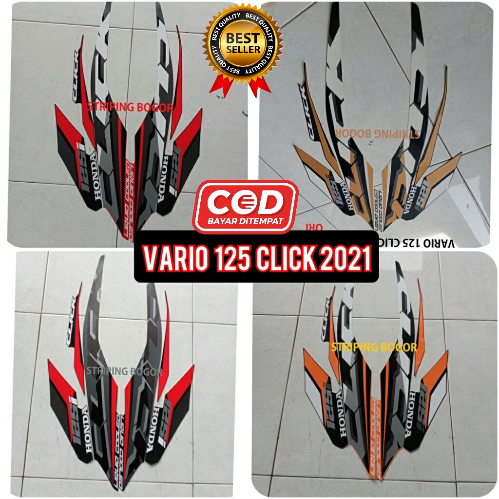 Jual Stiker sticker Striping Motor Honda Vario 125 Click 2021 | Shopee