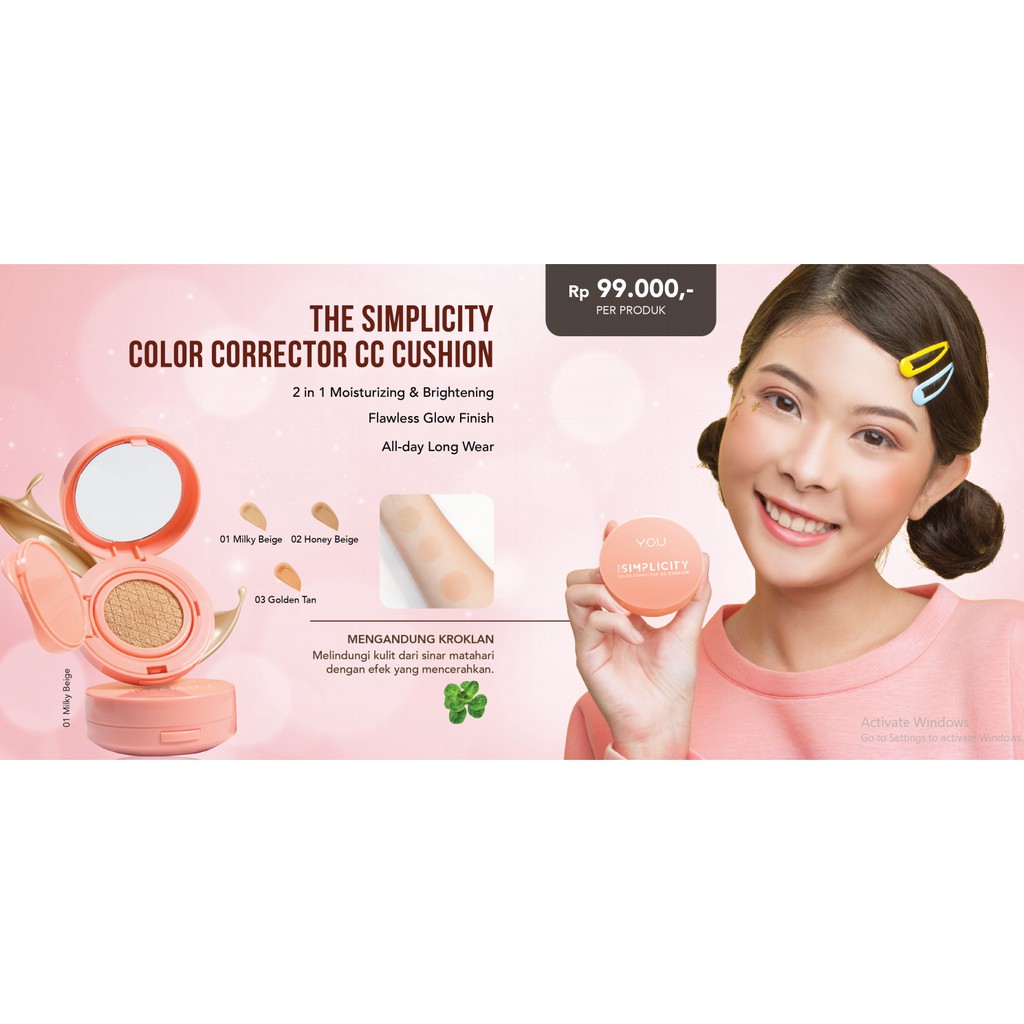 Jual The Simplicity Color Corrector CC Cushion Shopee Indonesia