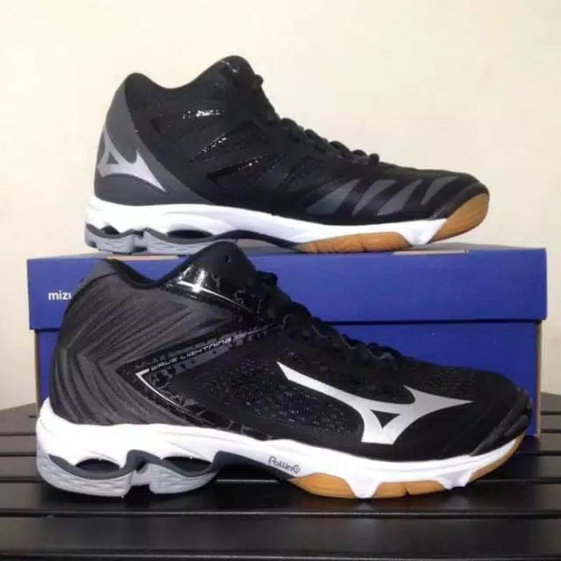 MIZUNO WLZ 5 MID HITAM PUTIH