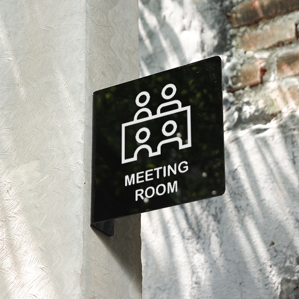 Jual INPI HOUSE Signage Meeting Room - Papan Tanda Ruangan Rapat - Wall ...