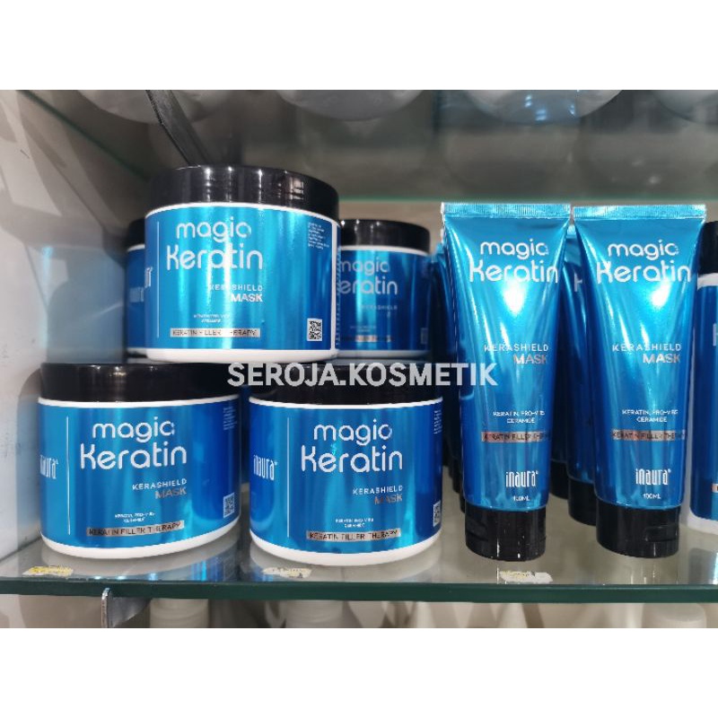 Jual Inaura Magia Keratin Kerashield Hair Mask | Shopee Indonesia