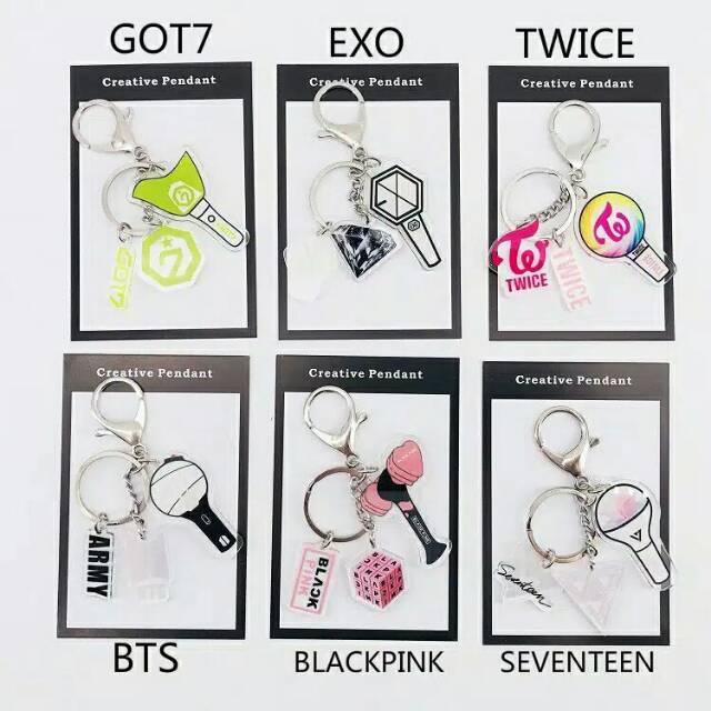 Jual KPOP KEYRING - BLACKPINK BTS GOT7 EXO TWICE SEVENTEEN | Shopee ...