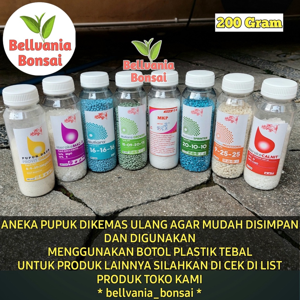 Jual Pupuk Meroke NPK Mutiara Sprinter 20 10 10 Kemasan Repack 200 Gr ...