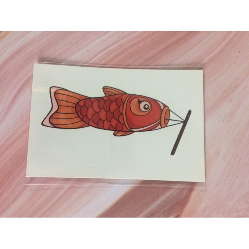 Jual POTATOO FISH Temporary Tatto Sticker | Shopee Indonesia