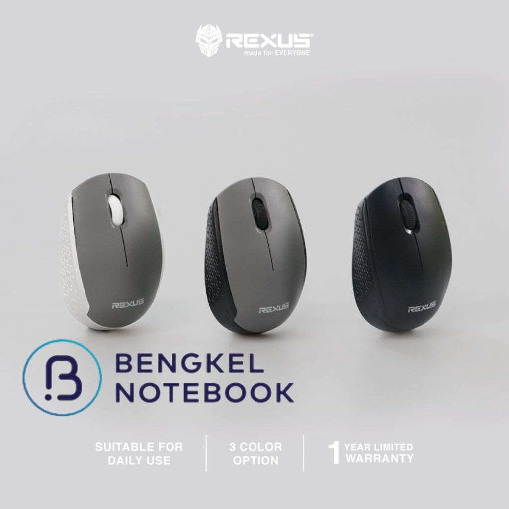 Jual Mouse Rexus Q30 Office Wireless - Silent Click Mouse Nano USB ...