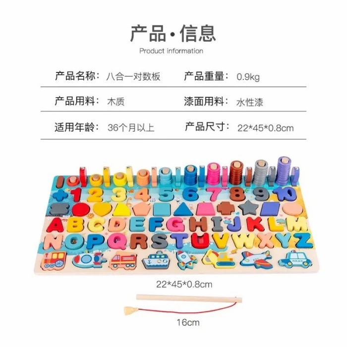 Mainan Puzzle Huruf Angka - 3