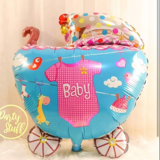 Jual Baby Car ( Jual balon huruf angka helium flower box balon jasa