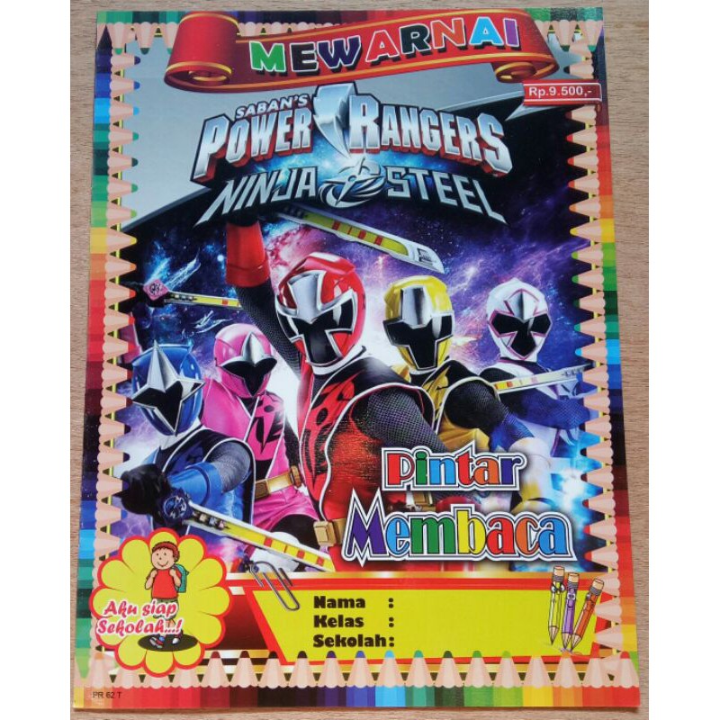 Jual BUKU MEWARNAI ANAK POWER RANGERS | Shopee Indonesia