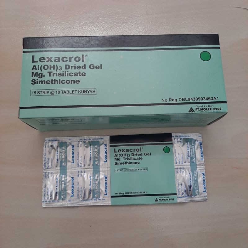 Jual Lexacrol Tablet Strip isi 10 kaplet | Shopee Indonesia