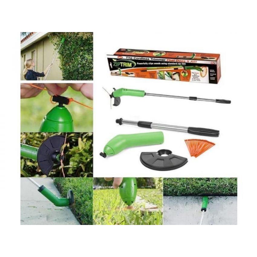 Jual Zip Trim Cordless Trimmer New Generation / Alat Potong Rumput ...