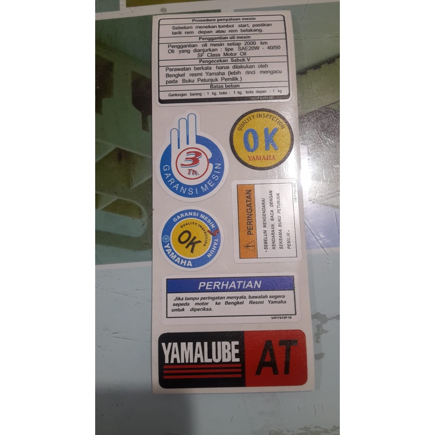 Jual Stiker OK Yamaha Garansi 3Thn Shopee Indonesia