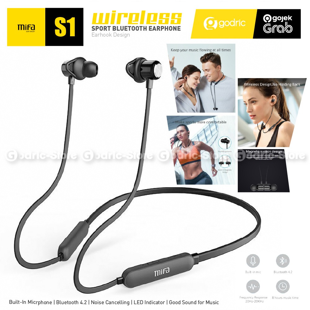 XIAOMI MIFA S1 Sport Earphone Wireless Headphone Waterproof Headset Bluetooth ORIGINAL