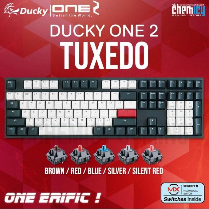 Jual Ducky One 2 Tuxedo Fullsize Mechanical Keyboard | Shopee Indonesia