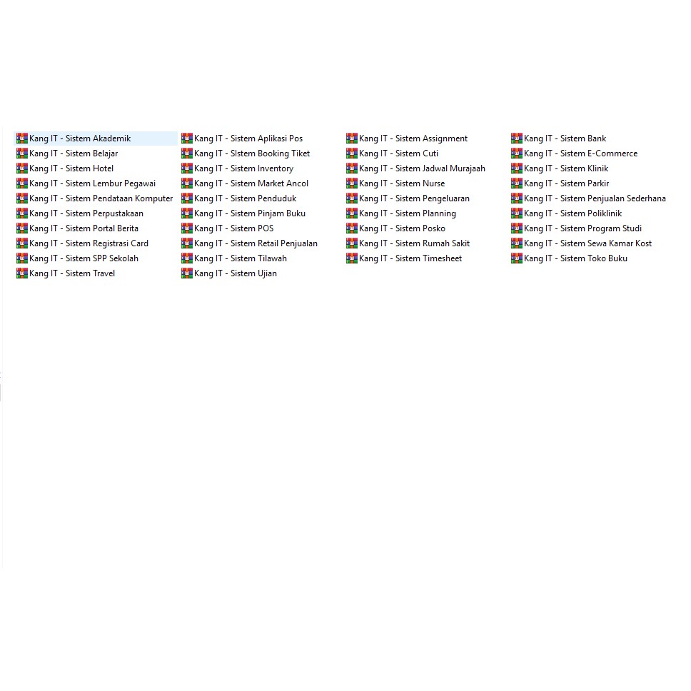 Jual Source Code Bundling [ 100 PHP Native + Laravel ] + [ 85 ...