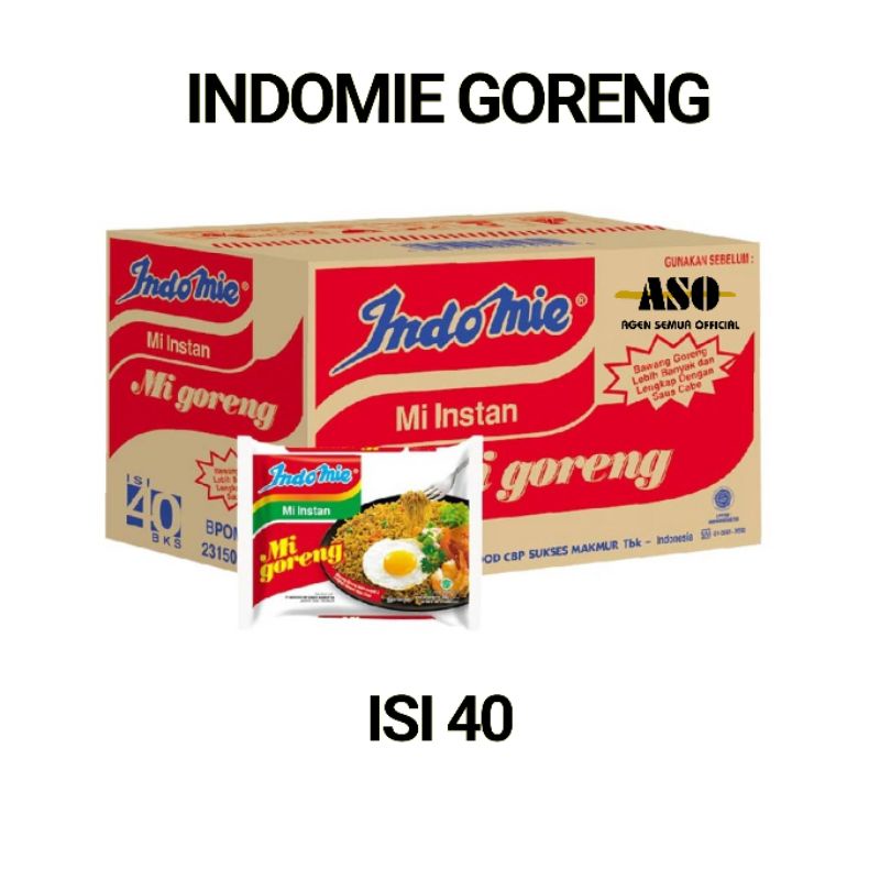 Jual 1 Dus Isi 40 Pcs - Indomie Goreng Spesial | Shopee Indonesia