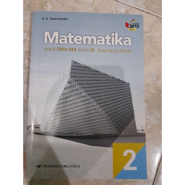 Jual MATEMATIKA KURIKULUM 2013 REVISI Penerbit Erlangga ( SMA/MA Kelas ...