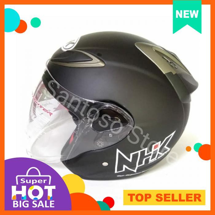 Jual HELM NHK R6 SOLID | Shopee Indonesia