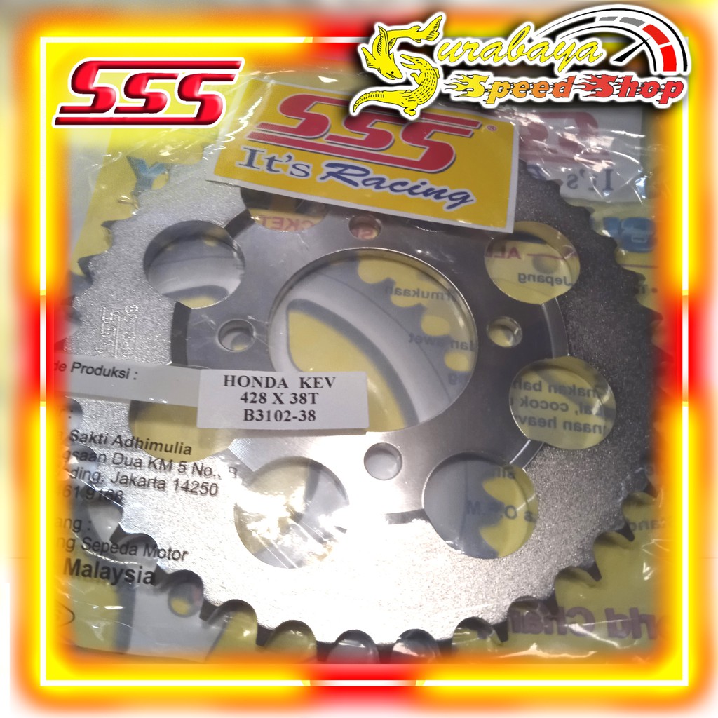 Jual SSS Gear Belakang Honda Kev Supra Fit Lama Astrea Grand Supra 100 CS1 Legenda Win 415 Tipis