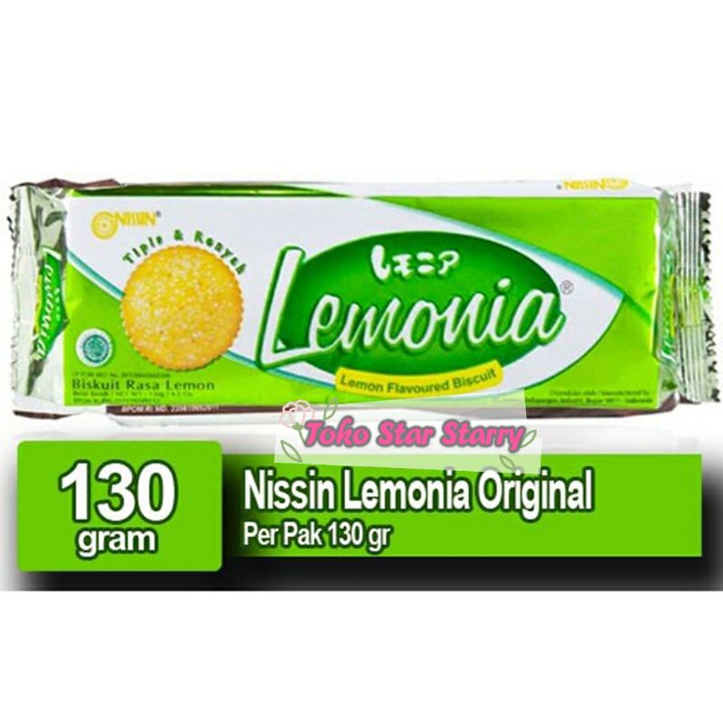 Jual [Per Bungkus] Nissin Lemonia Original 130 gr - Biskuit Lemonia 130 ...
