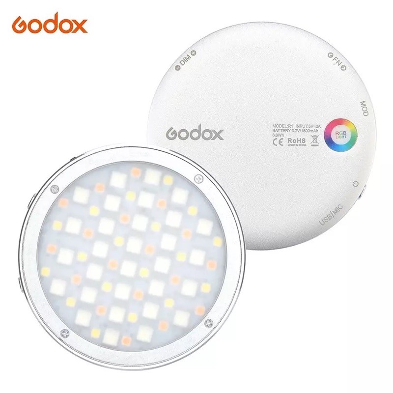 Jual Godox R1 Round RGB Mini Creative | Shopee Indonesia