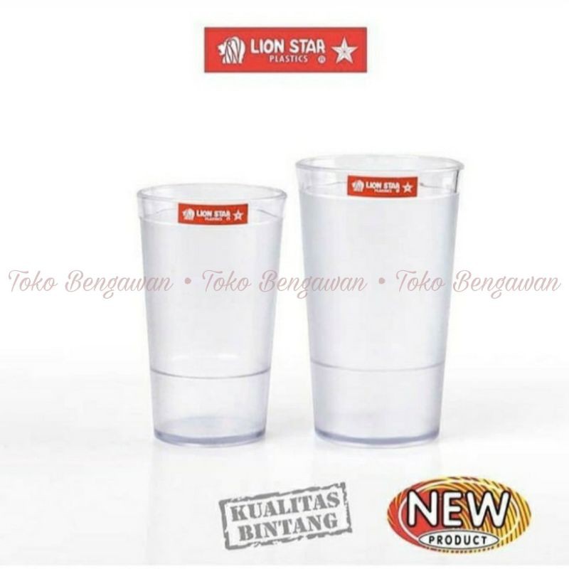 Jual Lion Star Marcia Gelas Acrylic Gelas Plastik Gelas Es Serbaguna 350 500 Ml Harga Untuk 6 0778