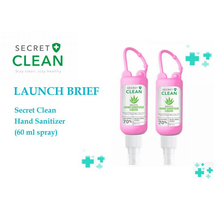 Jual Secret Clean Hand Sanitizer Spray 60ml | Shopee Indonesia
