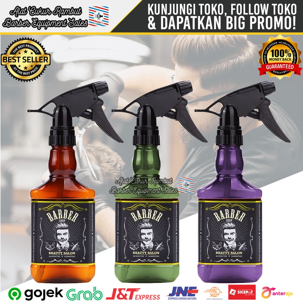 Jual Botol Spray Rambut Gepeng Botol Barber Pangkas Rambut Salon Dan ...