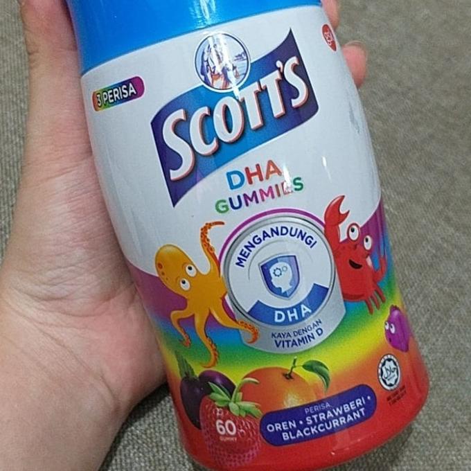 Jual Scott Dha Gummies/Vitamin Anak/Minyak Ikan/Scott Emulsion Shopee