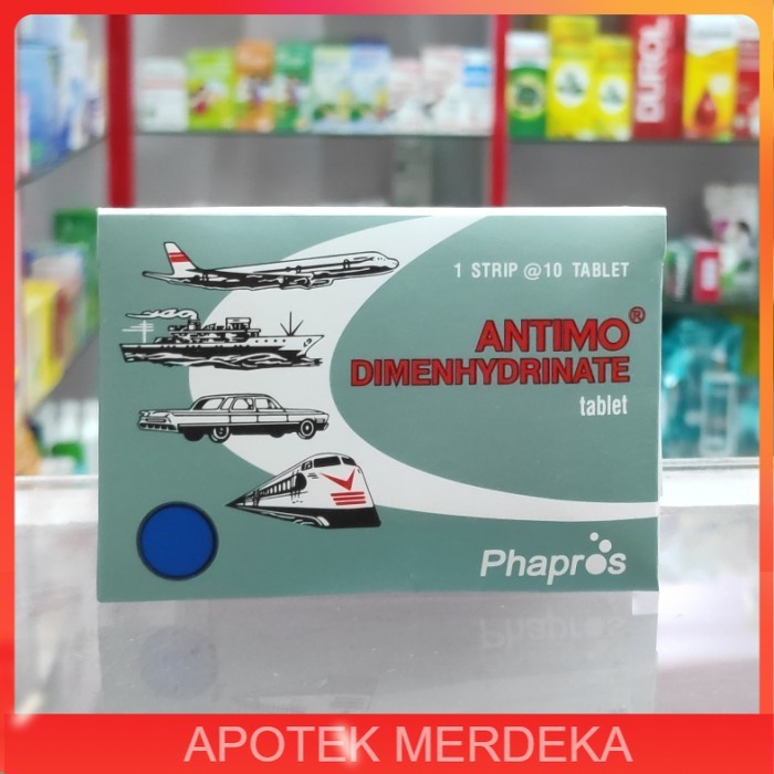 Jual antimo tablet dewasa / obat mabuk | Shopee Indonesia