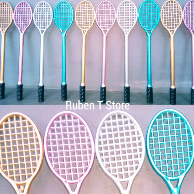 Jual Pulpen Badminton bentuk Raket aneka warna | Shopee Indonesia