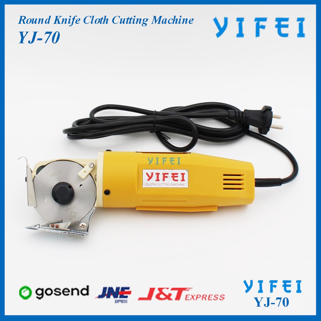 Jual Mesin Potong Kain Kecil YIFEI YJ-70/ROUND KNIFE CLOTH CUTTING ...