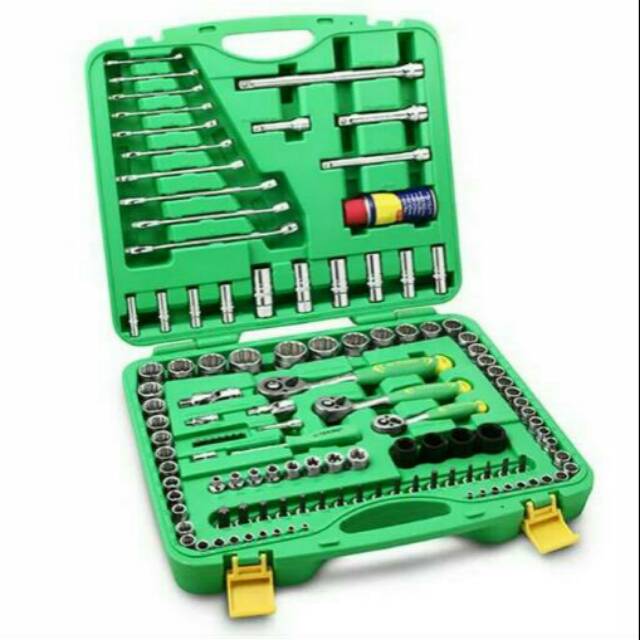 Jual Tool Set Tekiro 120 pcs Kunci Sok Set Tekiro Ring Pas Set Tool Kit ...