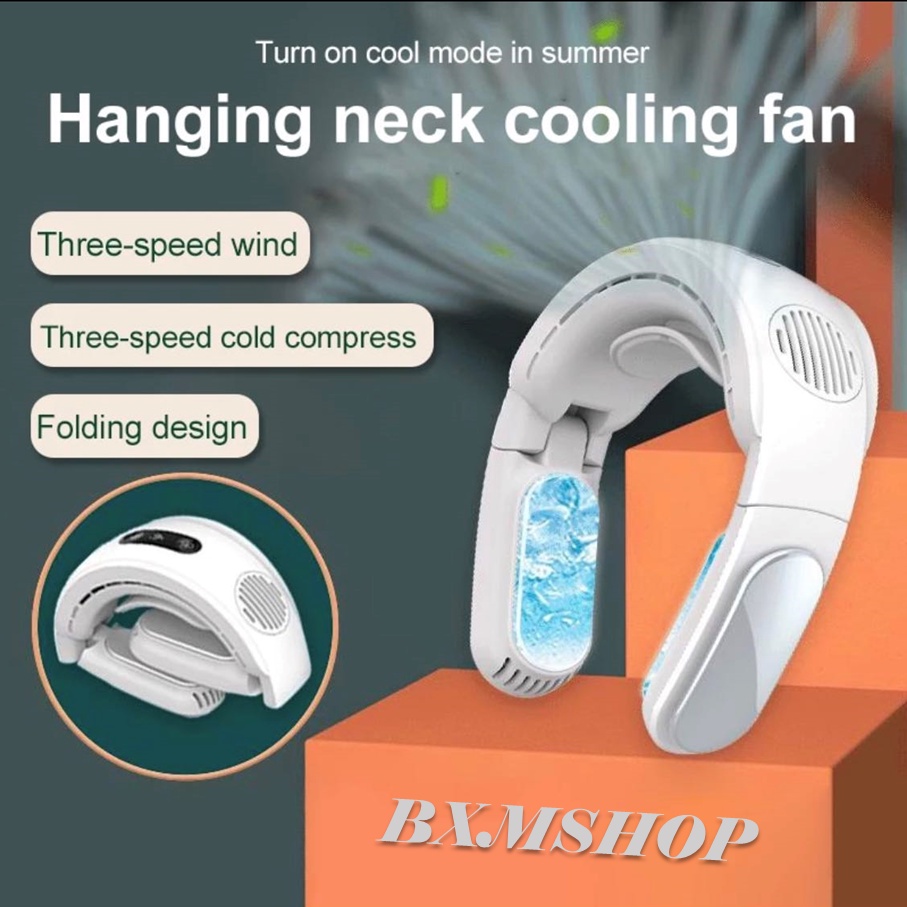 Jual New Neck Fan Kipas Angin Leher Portable Hanging Neck Cooling Fan