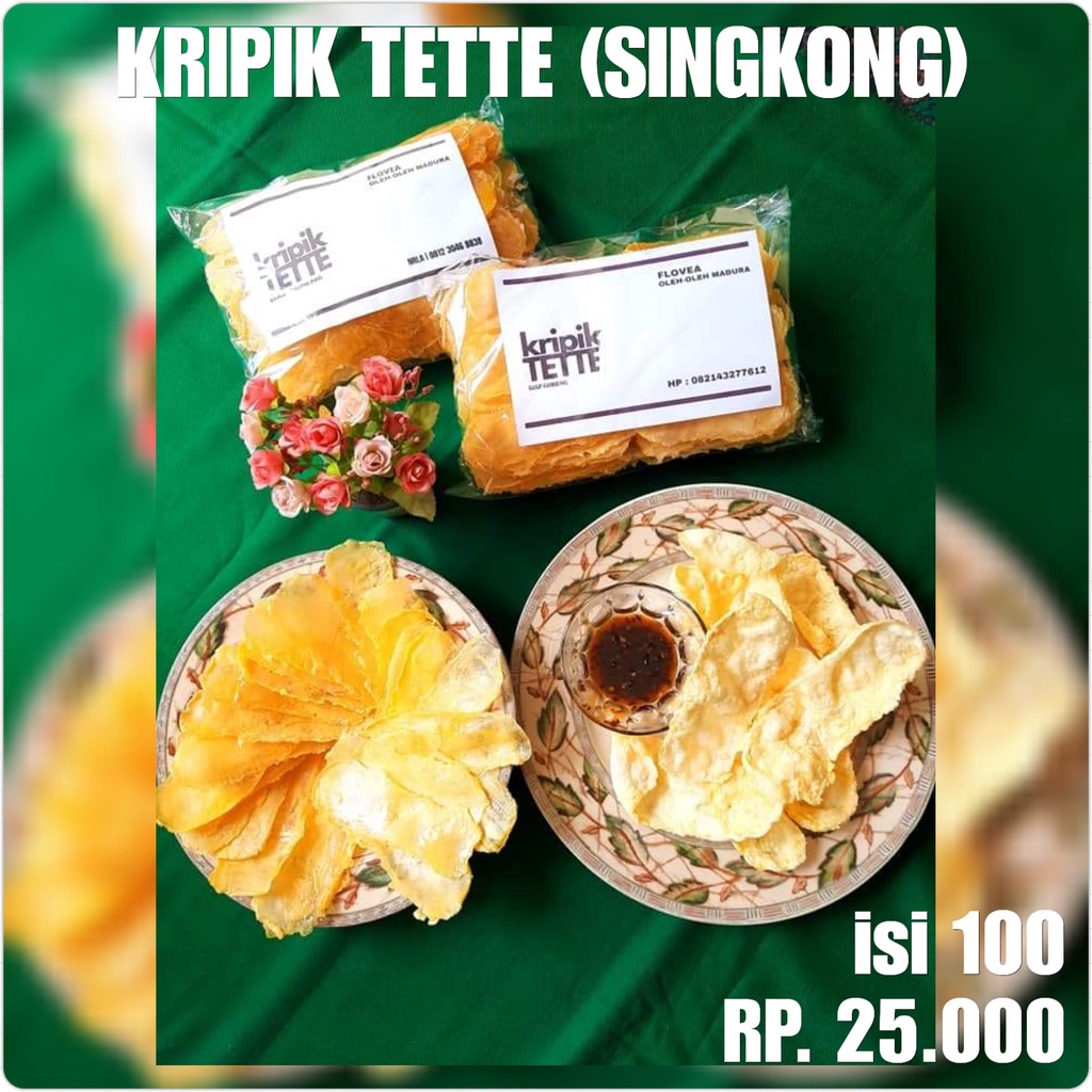 Jual Camilan Khas Madura Kripik Tette Singkong Shopee Indonesia