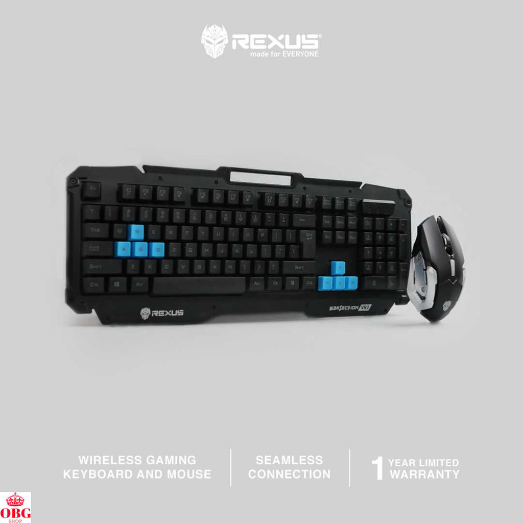 Jual Rexus Keyboard Gaming Wireless Warfaction VR2 | Shopee Indonesia