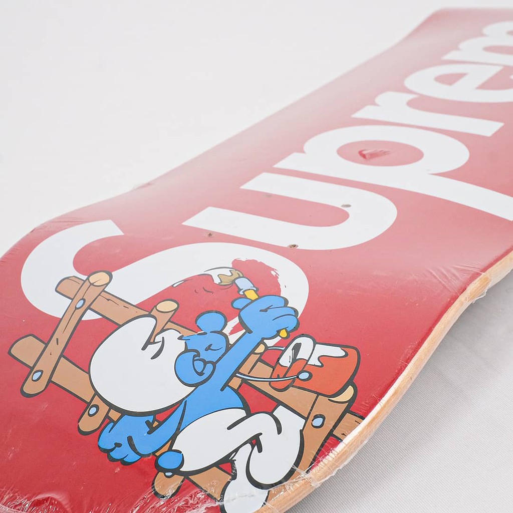 Supreme -  Supreme®/Smurfs™ Skateboard 赤 Supreme Smurfs™ Skateboard (FW20) - $60