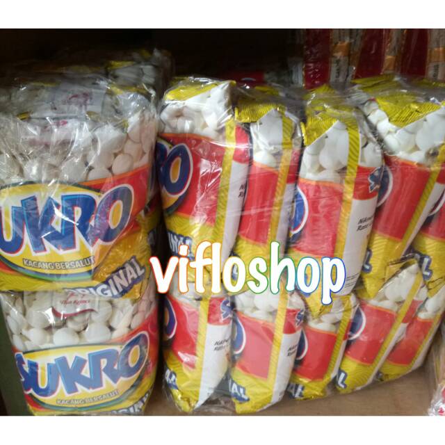 Jual Kacang Sukro Dua Kelinci (Original) 10 x 38 gram | Shopee Indonesia