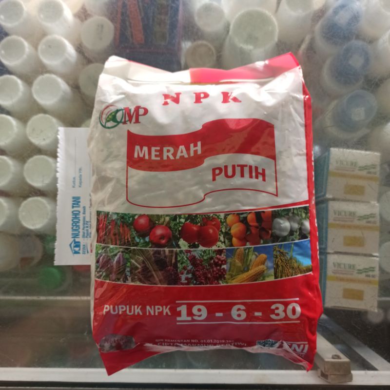 Jual PUPUK NPK 19-6-30 MERAH PUTIH 1 KG | Shopee Indonesia