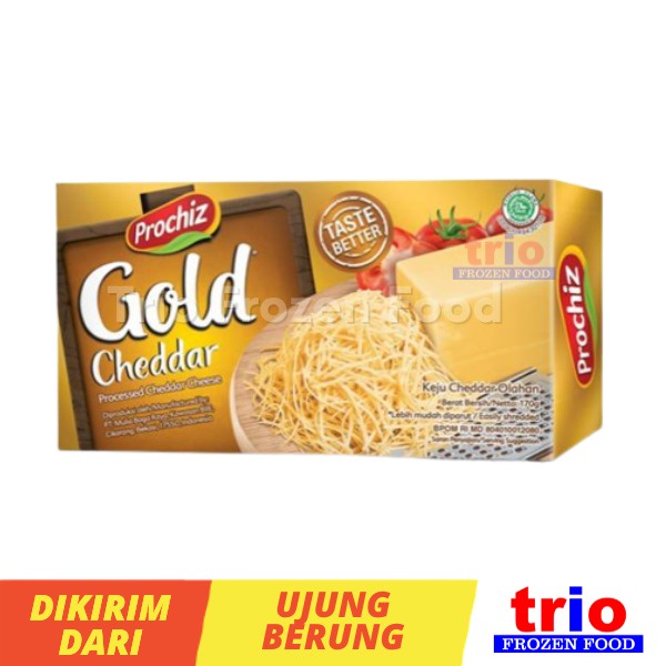 Jual Keju Prochiz Gold Cheddar 160g | Shopee Indonesia