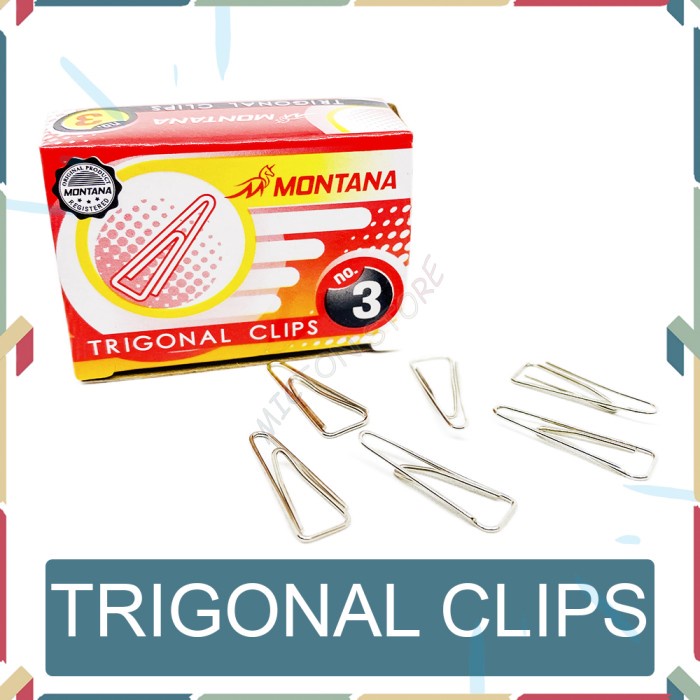 Jual Micton Paper Clip Trigonal Clips Jepitan Penjepit Kertas Murah