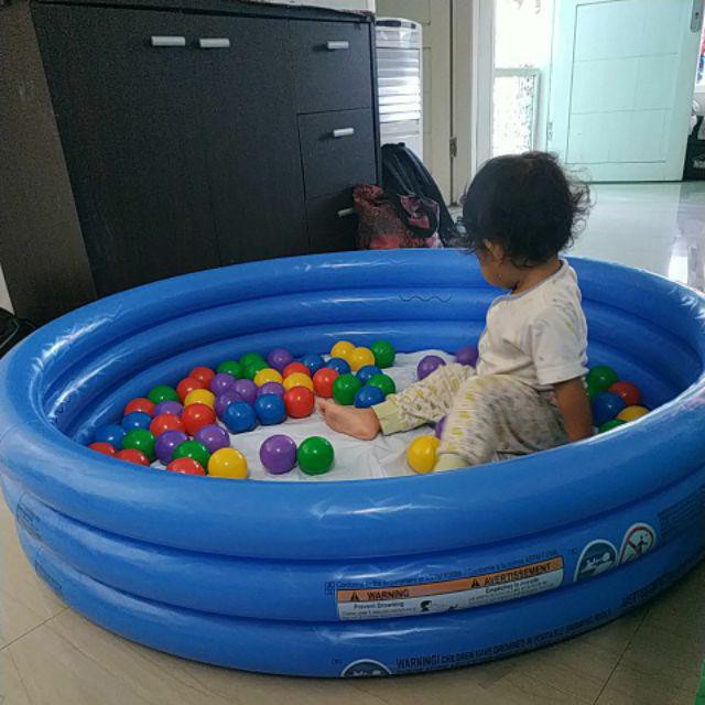 Jual Kolam Renang Anak Bulat Murah Bestway 122cm Splash & Play 3 Ring ...