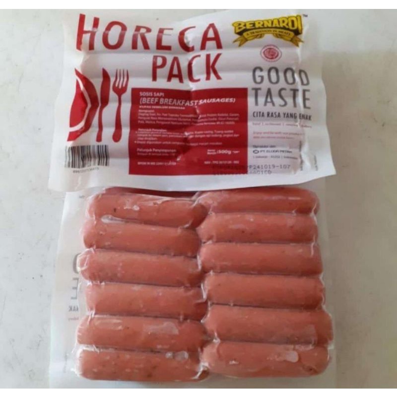 Jual Sosis Sapi Horeca Bernardi 500gr Shopee Indonesia