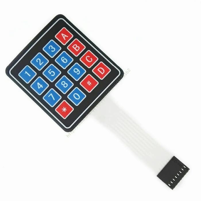 Jual Keypad Membran 4x4 Matrix Arduino Key Pad Membrane 4 X 4 Shopee Indonesia 2607